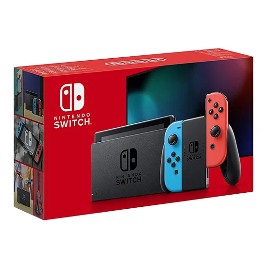 Nintendo Switch V2 Console Neon Red / Blue
