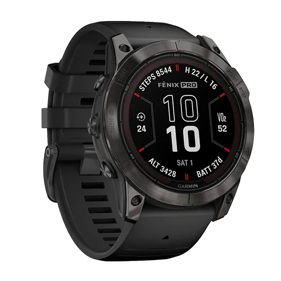 Watch Garmin Fenix 7X Pro Solar GPS 51mm Graphite  Band - Carbon Grey Titan