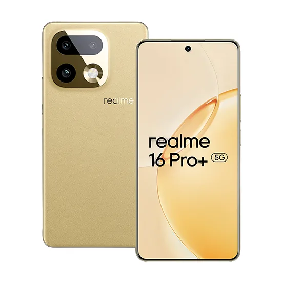 Realme 16 Pro+ 5G Dual Sim 12GB RAM 512GB - Gold